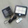 Bright Picture Solar Outdoor Street Light, 120COB, Remote Control, 2-Pack