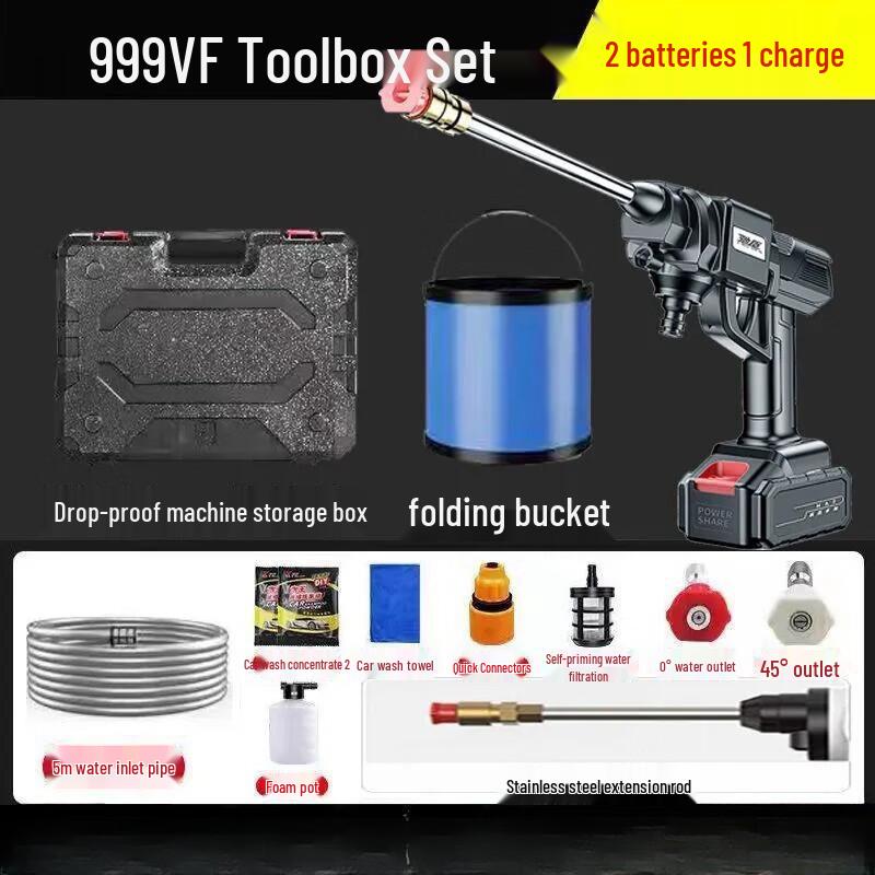 Banjue High-Pressure Cordless Car Washer CN plug (adapter included)