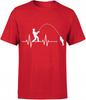Fishing T-shirt Gift For Fisherman Fishing With Rod Fish Fishing M