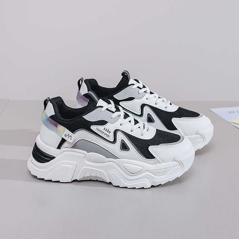Fashion Rubber Sole Increase Height Sneakers White Woman Mules Designer Trainer Woman Ladies Shoes Boots Sports Outside Sepatu
