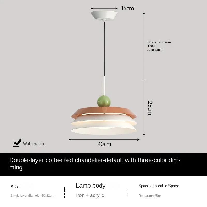 W2557 Creative design of French cream restaurant chandelier, simple retro lighting fixtures