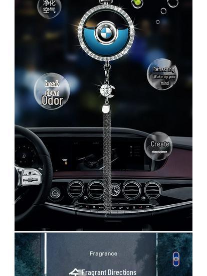 Car Perfume Pendant for Series 3, 5, 7, X1-X7 - Interior Aromatherapy Decoration