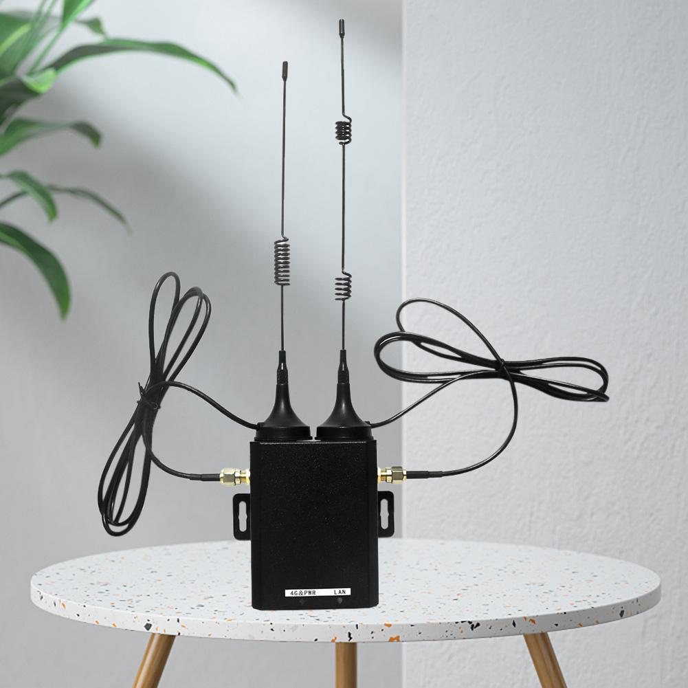 H927 Wireless Router Industrial Grade 4G LTE SIM Card Router 150Mbps with External Antenna Support 16 WiFi Users for Outdoor