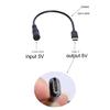 5V 3A USB C Type-C Power Cable 5.5 x 2.1mm DC Charging Connector for Router LED