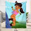 Dora Explorer Blanket Soft Warm Cozy Great for Livingroom Bedding Couch Four Seasons Universal Modern Unique Gift for Family and Friends Camping