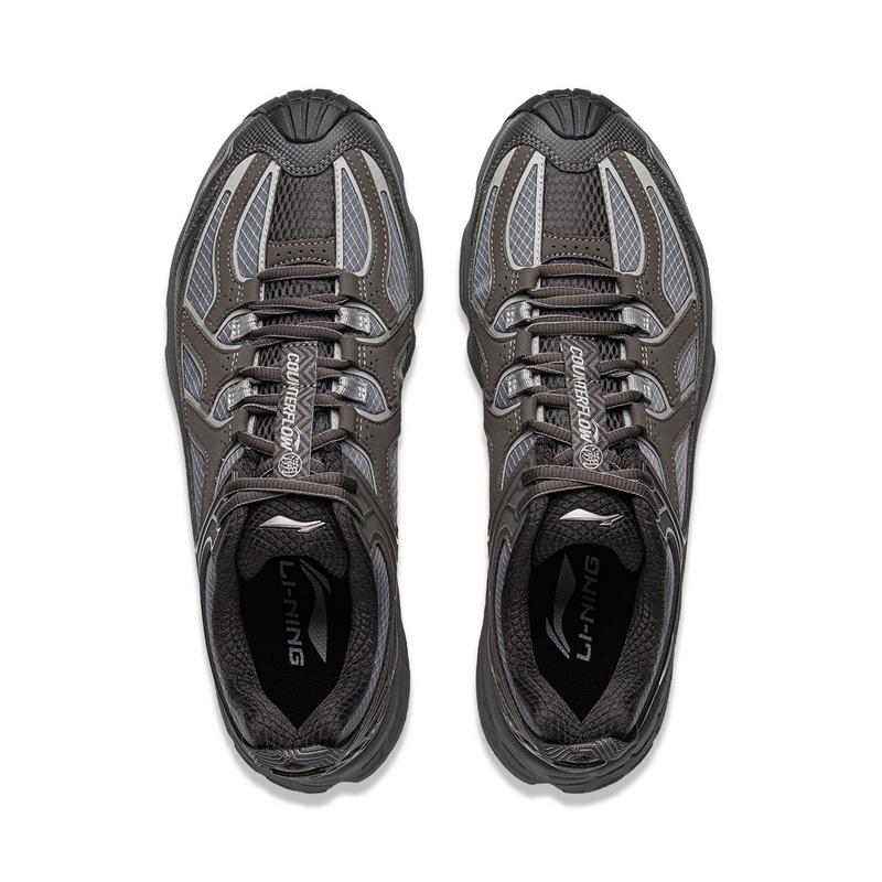 Li Ning CF Outdoor Versatile Hiking Shoes Unisex Hiking Shoes Gray AHTV033-7