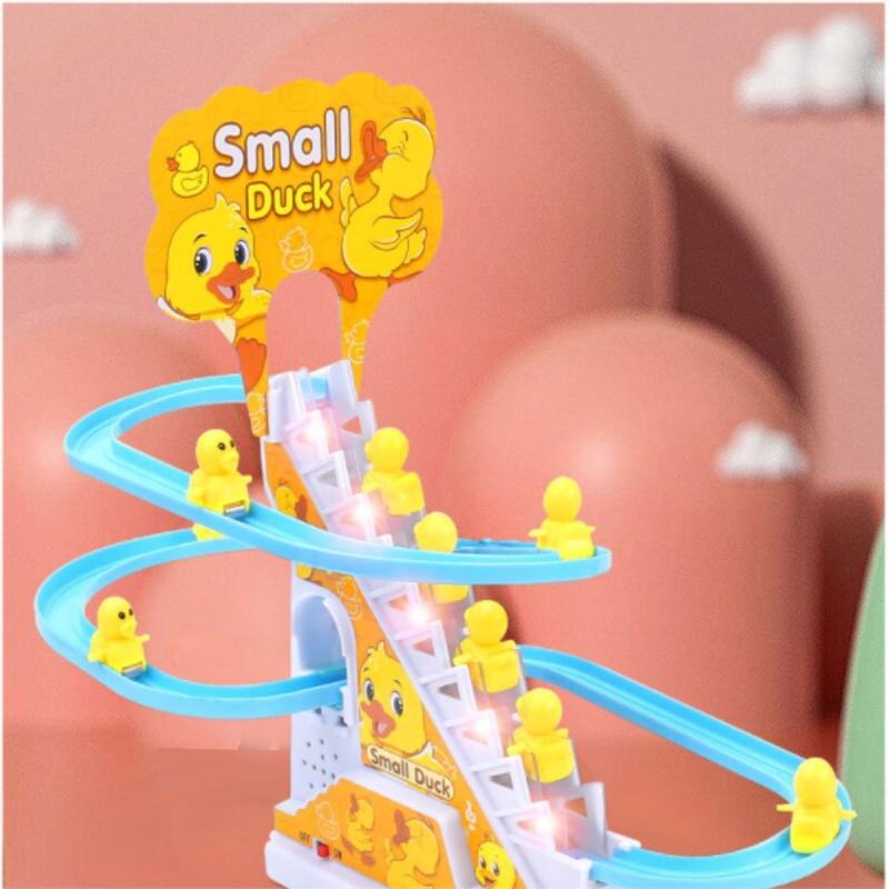 Duck Yellow Little Climbing Stairs Childrens Little Duck Slide Toy Educational