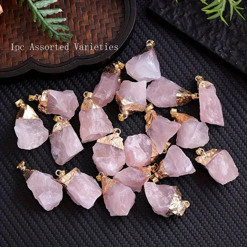 Natural Amethyst Pendant Crystal Raw Stone Necklace For Boho Style Jewelry Collectors