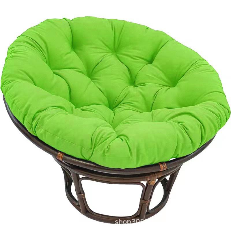 Round Hanging Chair Cushion Set: Thickened Cushion & Backrest for Swing/Basket Chairs