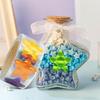 300Pcs Glittered Star Shaped Sticker Adhesive Wrapping Labels for Scrapbooking Christmas Card Envelope Party Invitation