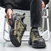 Skor för Män Nät Andningsbara Plattformssneakers Utomhus Trendiga Sportsverktyg Klättring Lätt Lyx Ny Tjock Sula Herrskor