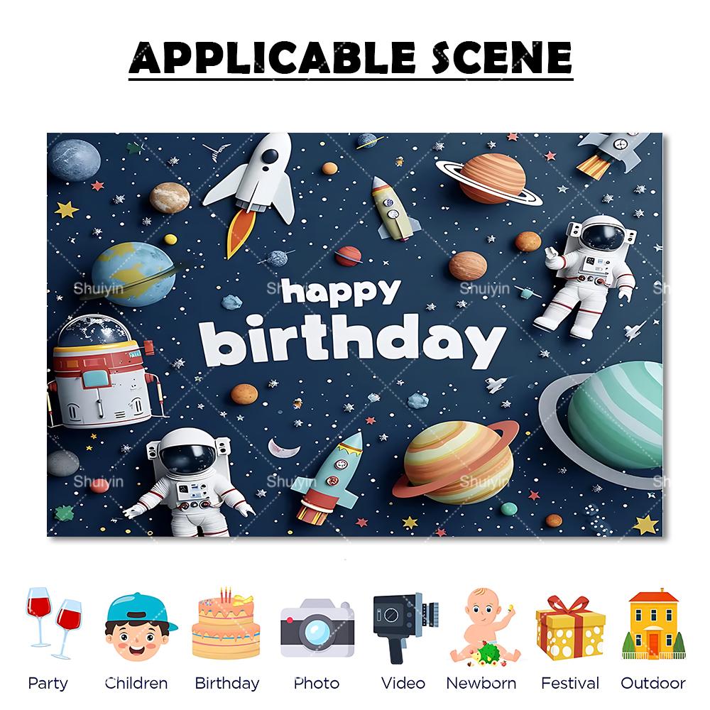 Astronaut, Rocket, Planet, Astronaut, Decorations for Kids, Party Supplies, Baby Photography Accessories, Gifts
