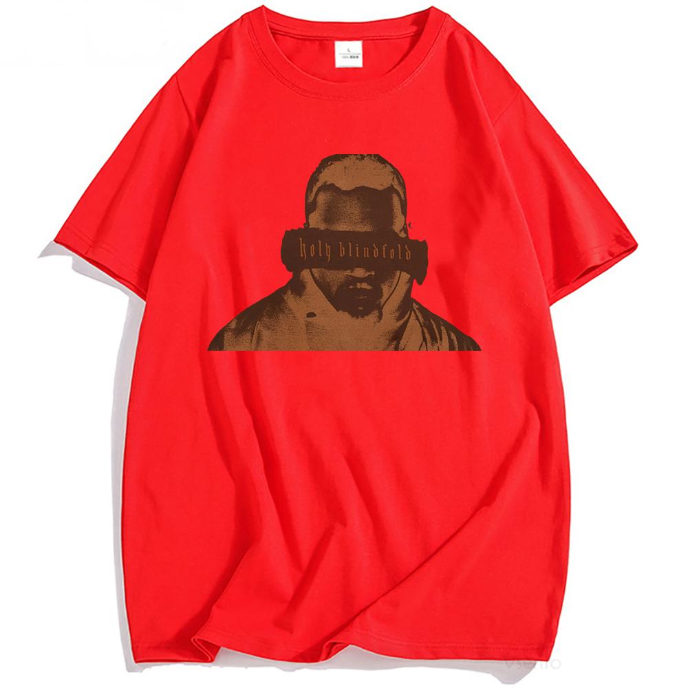 Chris Brown Holy Blindfold T-shirt Unisex Streetwear Hip Hop Summer Loose Tshirts Fashion O-neck Men Women T Shirt Graphic