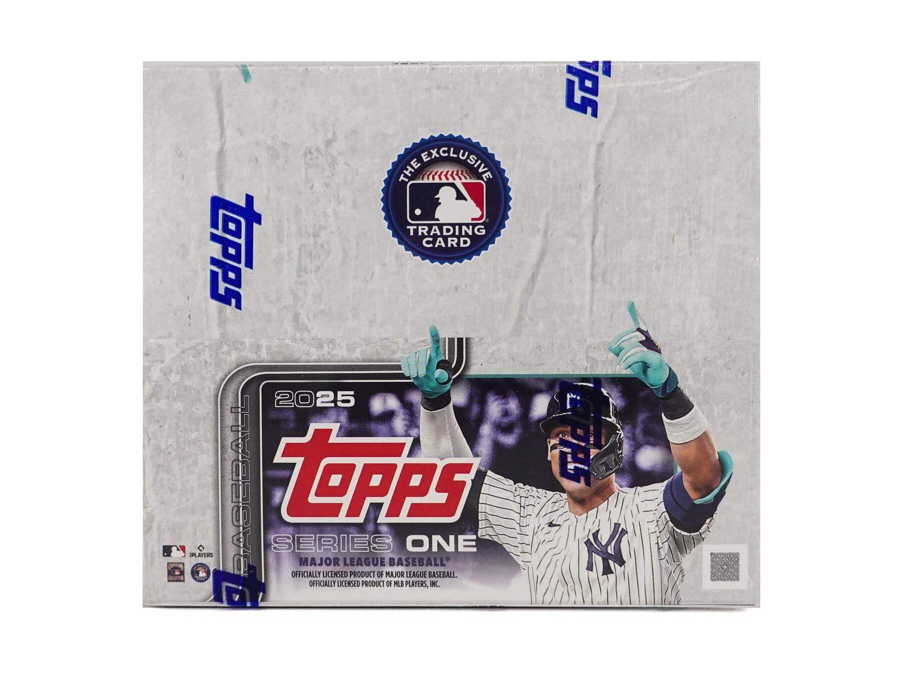2025 Topps Series 1 Baseball Trading Cards MLB Retail Box 20-Pack белый