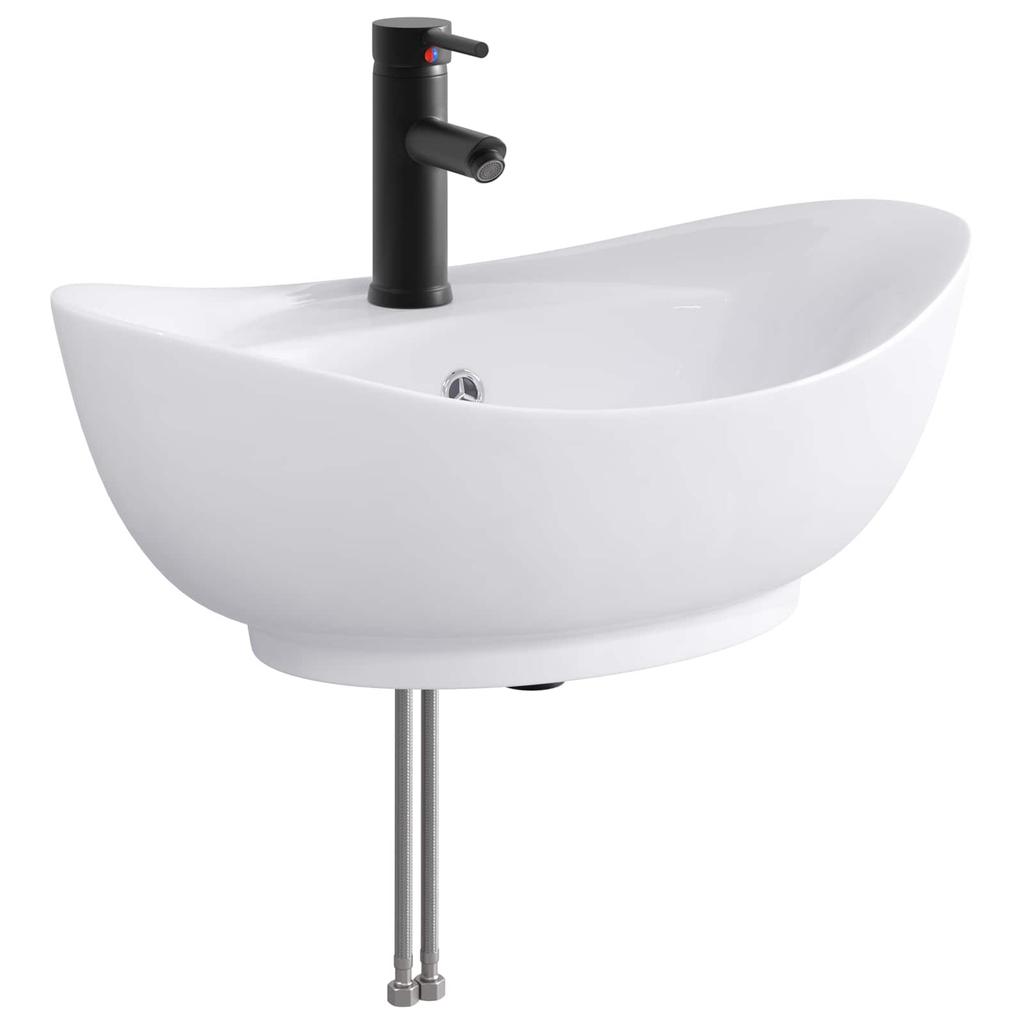 Bathroom Furniture Set Sonoma Oak Engineered Wood