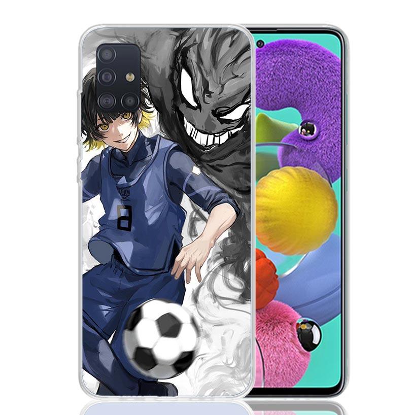 Blue Lock Bachira Meguru Phone Case For Samsung Galaxy A52 A32 A22 A12 A02S A50S A30S A51 A31 AA71 Note 20 Ultra 10 S10 Plus Gal
