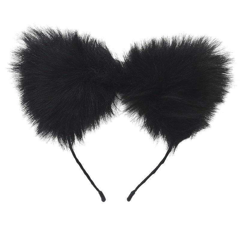 Super süßes Plüsch-Katzenohr- & Fuchsohr-Haarband für Cosplay & Soft Girl Stil