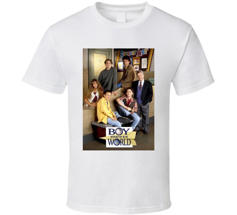Boy Meets World Top 90's Vintage TV Show Cool Retro Fan T Shirt