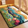 3D dreidimensionale Blume Badezimmer Badezimmerbodenmatte, Kieselgur wasserabsorbierende schnelltrocknende Fußmatte, Haushaltstoilette Blume rutschfeste Matte