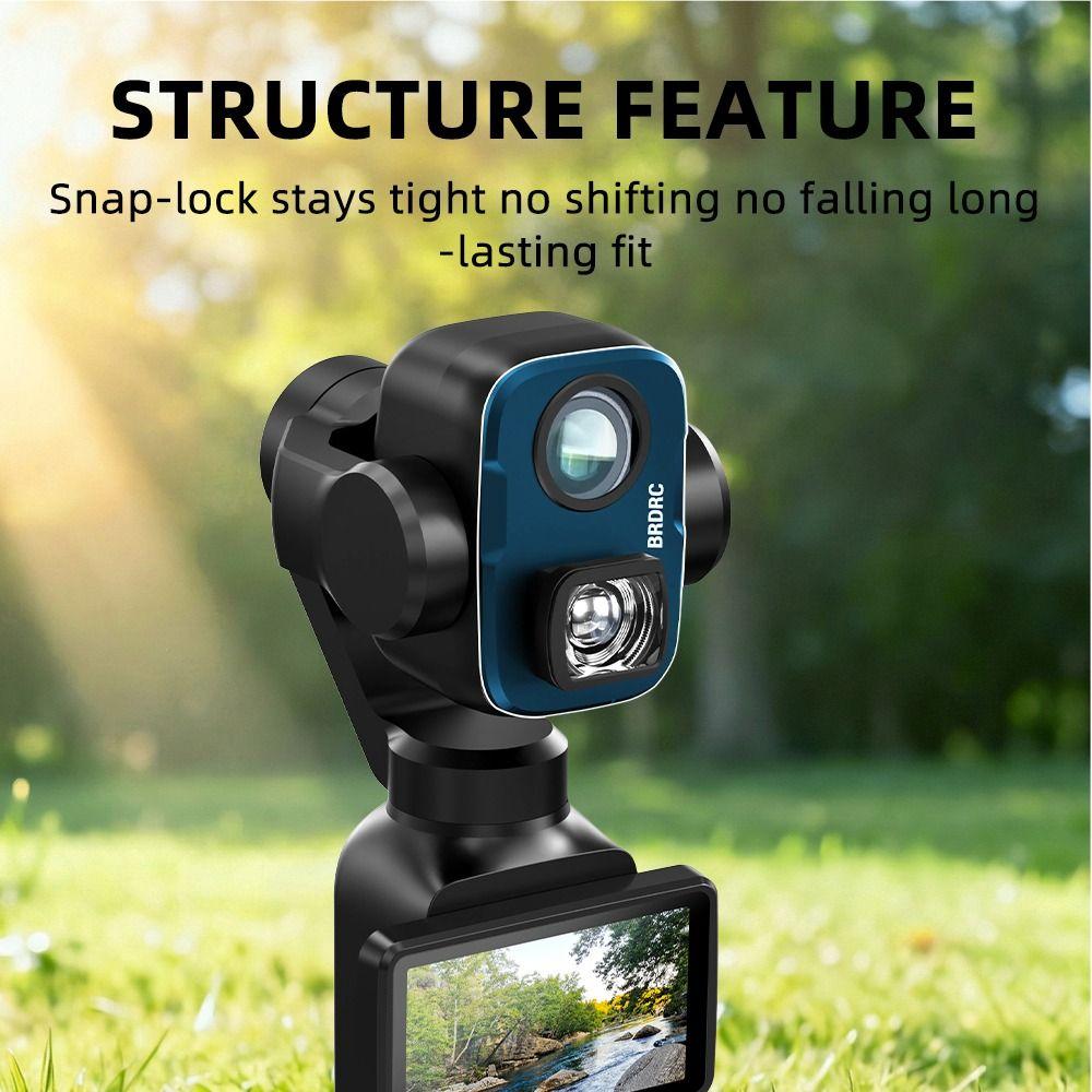 Optical Glass Wide Angle Filter for DJI Osmo Pocket 4P Gimbal Camera Accessories