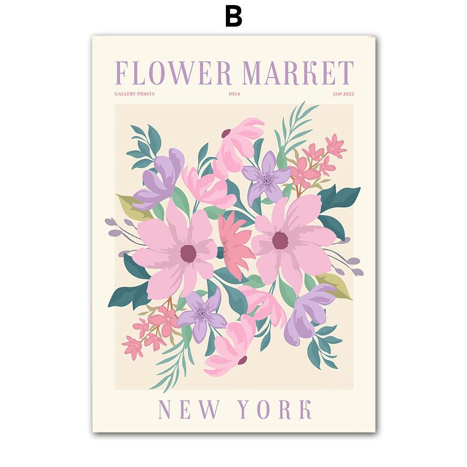 

Красочный Рынок Цветов Маргаритка Лилия Цитата Настенное Искусство Постеры Принты Скандинавская Картина на Холсте Абстрактные Картины для Декора Гостиной 21cm×30cm NoFrame