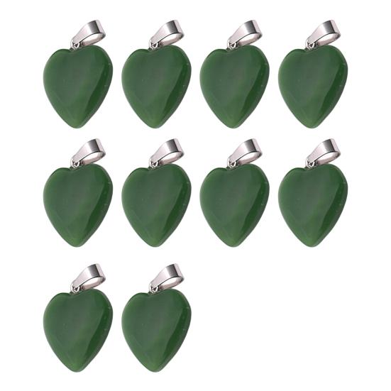 Heart Shape Pendant Necklace Charm 20mm Love Heart Shaped Pendant Jewelry Accessory for DIY Crafts Necklaces Bracelets Key Chains