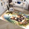 Bear Theme Chair Mat Office Carpet - Oversized Rug for Home Decor, Sofa Carpet, Desk Mat, Gift Idea for Office and Living Room0250A