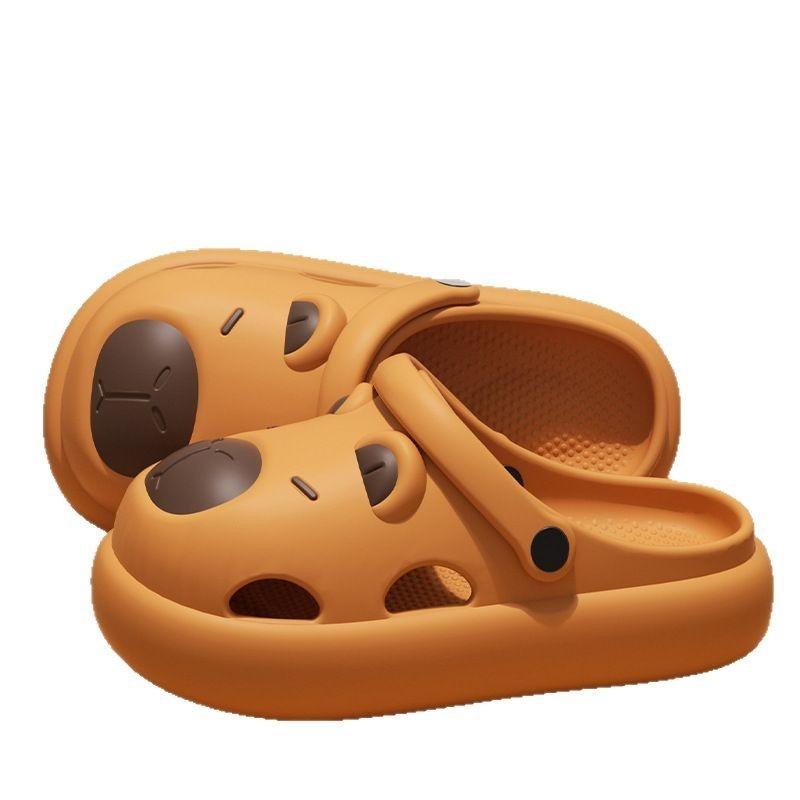 Baotou, Couple's Shoes, Women's Shoes, Outdoor Wear, Slippers, Thick Soled, Beach, Beach Sandals