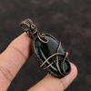 Labradorite Copper Pendant Copper Wire Wrapped Jewelry Real Gemstone Pendant Handmade Labradorite Jewelry Gift For Her Wire Wrapped Pendant