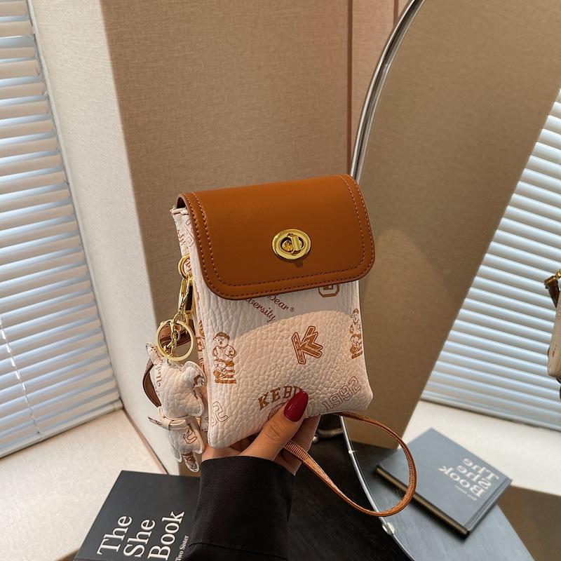 Fashion Small Square Bag Women's New Fashion Messenger Small Square Bag Niche Casual Mobile Phone Bag