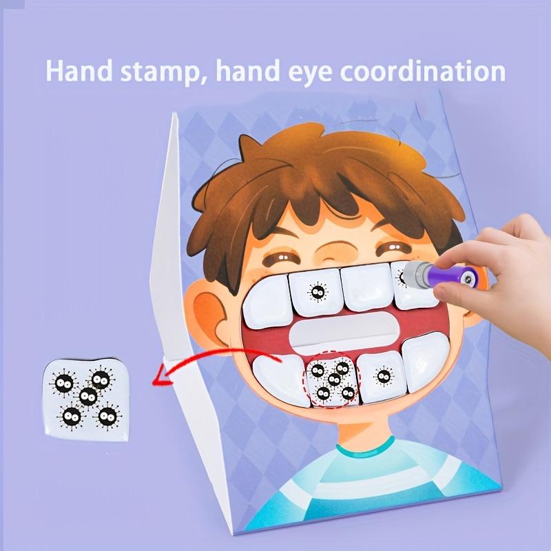 Dental Protection Games For Kids Teeth Habit Cultivation Puzzle Hand-Eye Coordination Early Education Dentist Enlightenment Toys