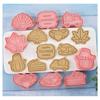 Set of 16 Thanksgiving Themed Cookie Cutters Plastic Material Biscuit Moulds Cookie Cutters Cookie Baking Accessories