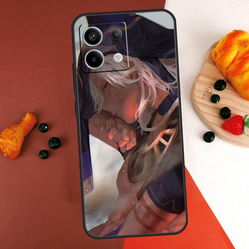 Genshin Impact Cyno Case For Xiaomi Redmi Note 14 13 Pro 9 10 11 12 Pro 10S 11S 12S Redmi 14C 13C 10C 12C Coque