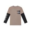 T Shirts Unisex Brown Crew Neck Moderate Straight Fit VN0A7YGRYEH