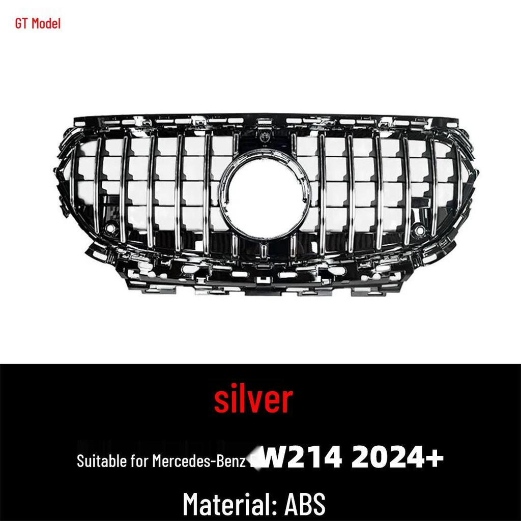 2024+ Mercedes E-Class W214 GT Vertical Bar Modified Front Grille ABS