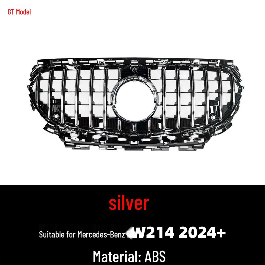 2024+ Mercedes E-Class W214 GT Vertical Bar Modified Front Grille ABS