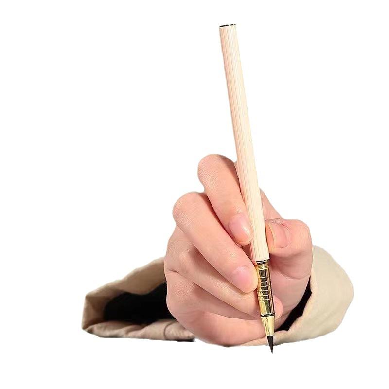 Morandi Portable Refillable Brush Pen: Soft Brush for Calligraphy & Sutras, Regular Script Style