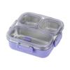 Auslaufsichere Brotdose für Kinder Erwachsene Compartmented Edelstahl Tragbare Bento Bunch Box Luftdicht Geruchsdicht Lunchbox Arbeiter