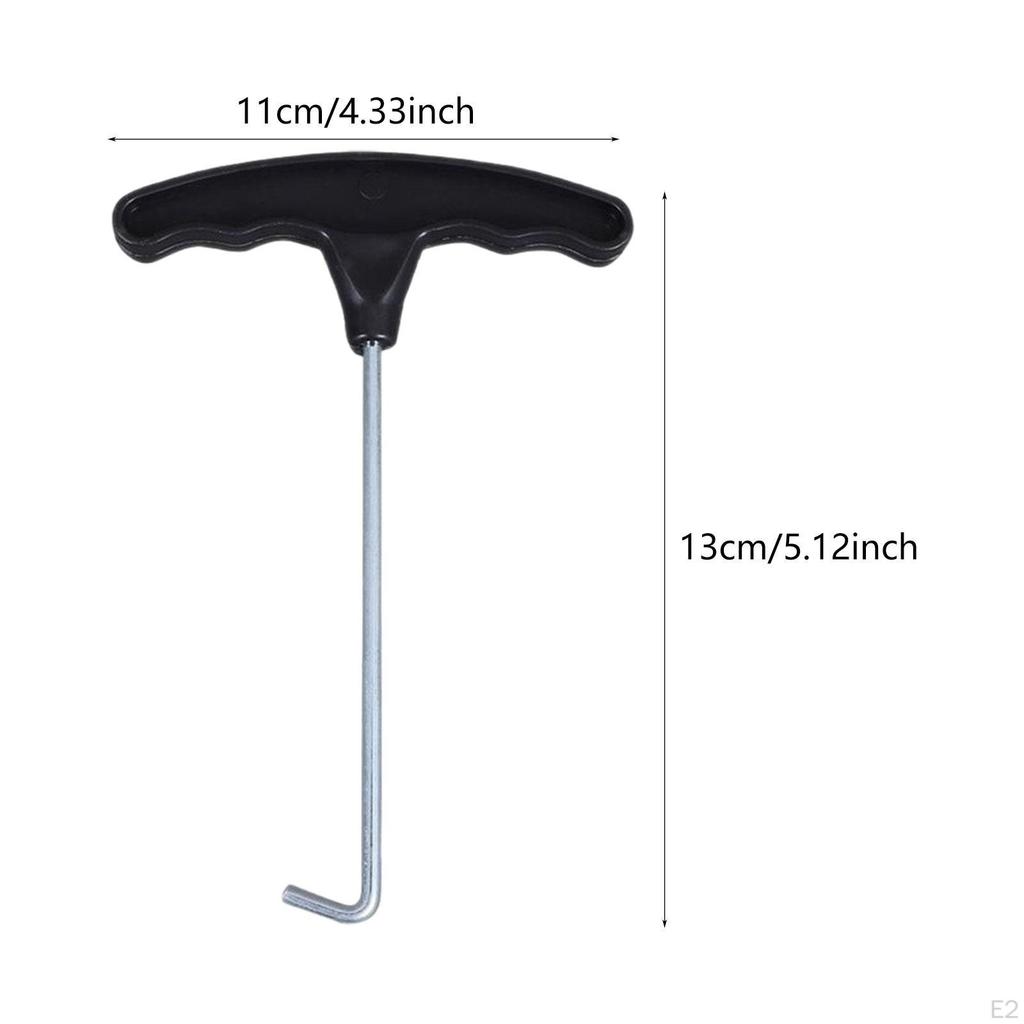 Trampoline Spring Pull Tool Black Hand Heavy Duty Replace Parts Professional with Handle