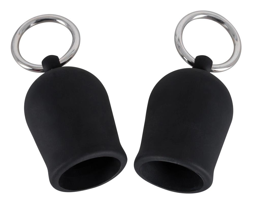 Nipple Suction Cups 2 Pcs Black - Black Velvets
