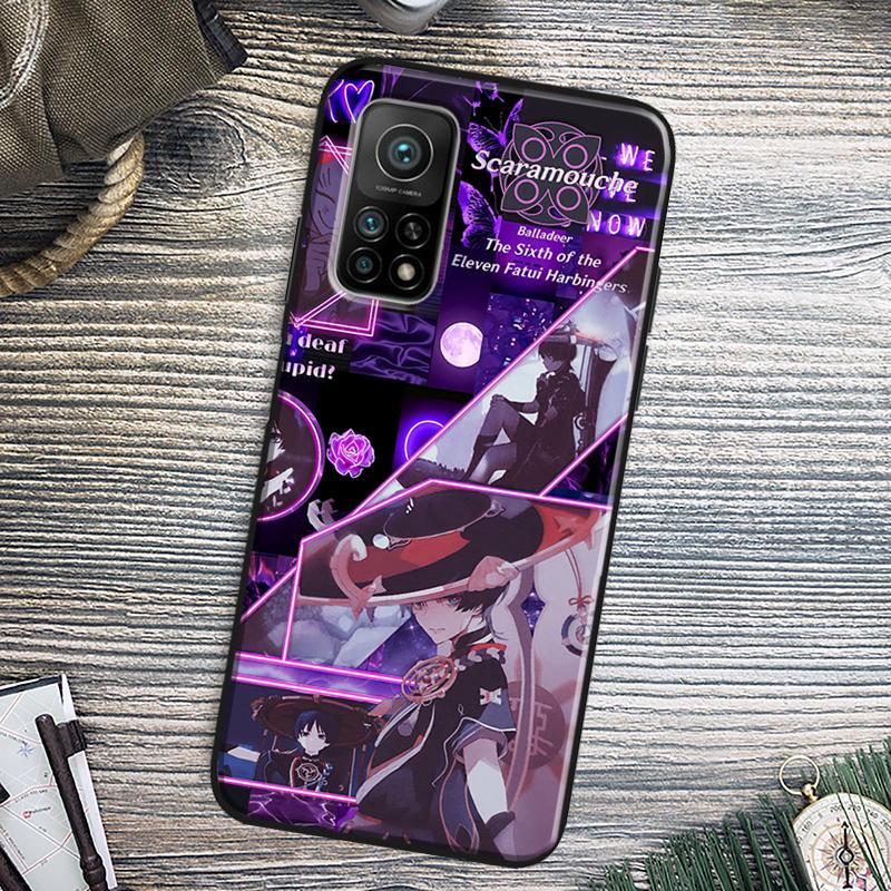Scaramouche Genshin Impact Hülle Für Xiaomi 13 11T 12T Pro 12 Lite 12X Cover Für POCO X3 X4 X5 F5 Pro F4 GT C40 M5s F3
