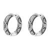 ZHUKOU 4 styles of earrings/studs with zirconia and snake motifs Atmospheric and glamorous earrings for women: VE1321-VE1324