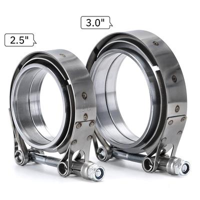 Svorka výfuku v pásku V 2,5 palce 3 palce 63 mm 76 mm Příruba vnějšího a vnějšího výfuku Svorka v pásmu V Svorka tlumiče výfuku