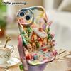 Phone Case: 2D Flat, Fits iPhone 18, 17, 16, 15, 14, 13, 12Pro Protective Case, Christmas Cottage, Perfect Holiday Gift for Christmas and Halloween