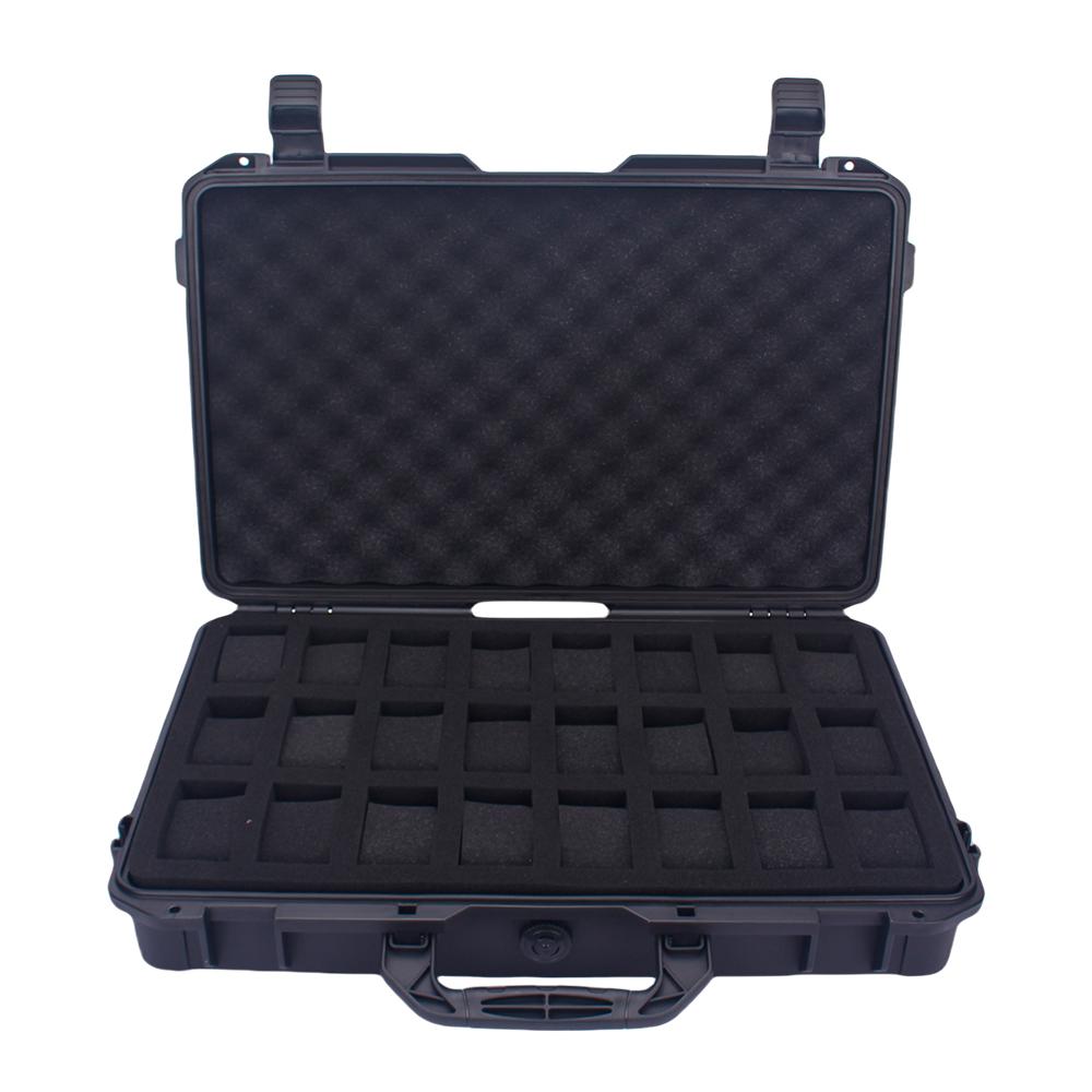 24 Slot Plastic Watch Case Portable Waterproof Watch Case Is Used To Store Watches Tool Box