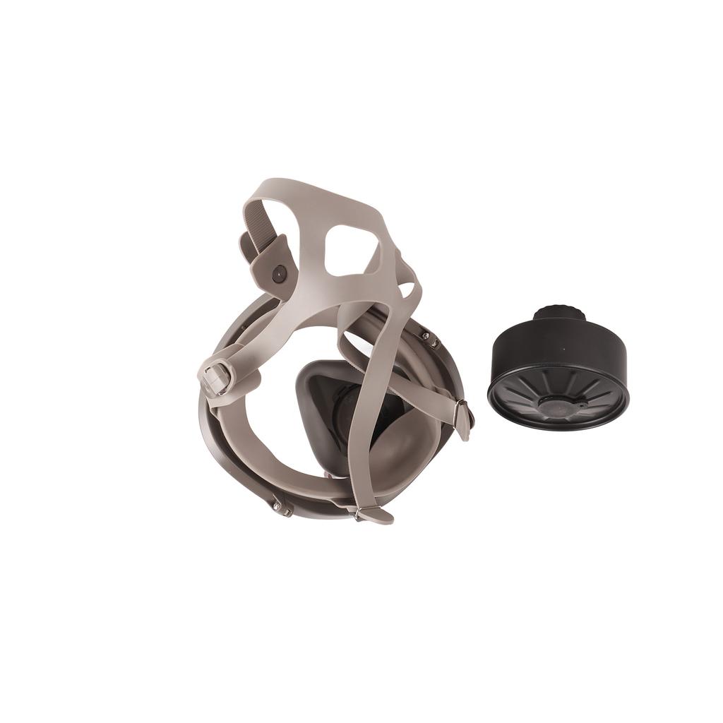 6800 Full Face Gas Respirator Dustproof Silica Gel Mouth Muffle High Coverage for Paint Spray Chemical Formaldehyde