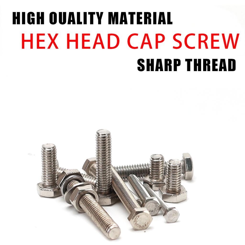800pcs/Stainless Steel Hex Bolts, Screws, Nuts, Springs, Washers, J Nut Set, M3 M4 M5 M6 Machine Screws, Repair Tool Set