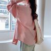 Summer Women Top Solid Color Shirt Spring Loose Thin Sunscreen Jacket High End Lazy Style New