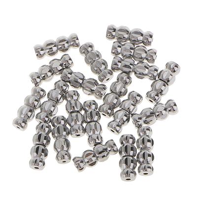 Kolye 002 için 20 adet 12mm Gümüş Metal Vida Toka