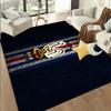 1PC France Football Emblem Floor Mat for Living Room, Game Rooms, Office, Bedroom, Office Floor Mat Playful Design, Christmas Fan Gifts